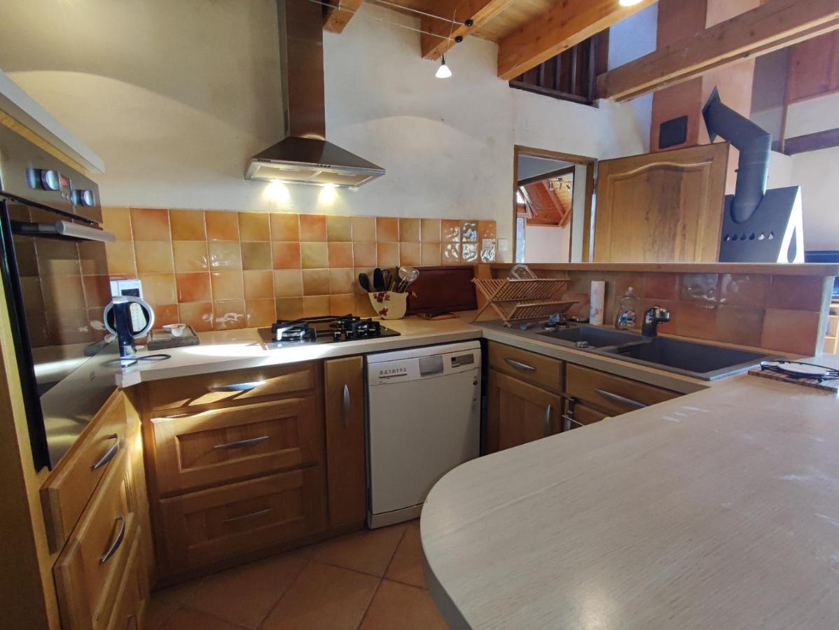 Chalet Mounette Ski Sauna Lac Embrun Puy-Sanieres Exterior photo