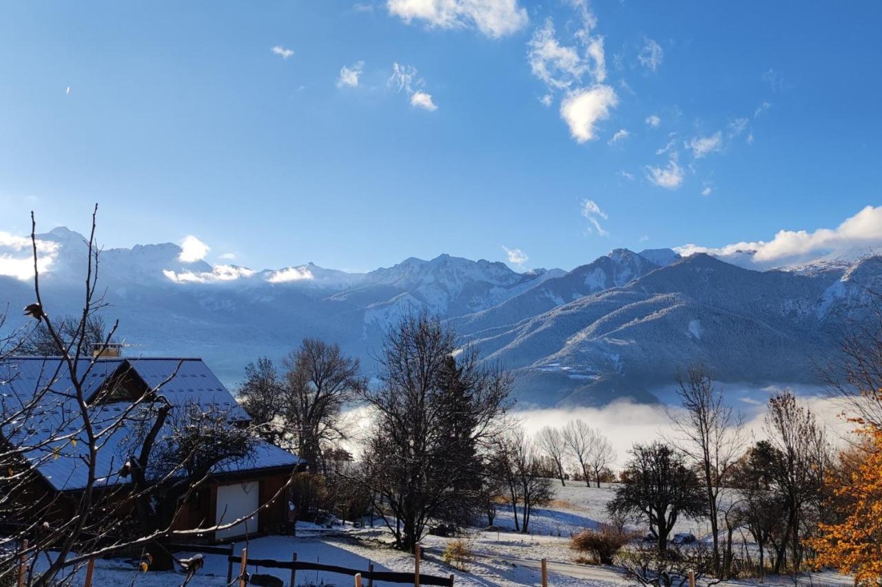 Chalet Mounette Ski Sauna Lac Embrun Puy-Sanieres Exterior photo
